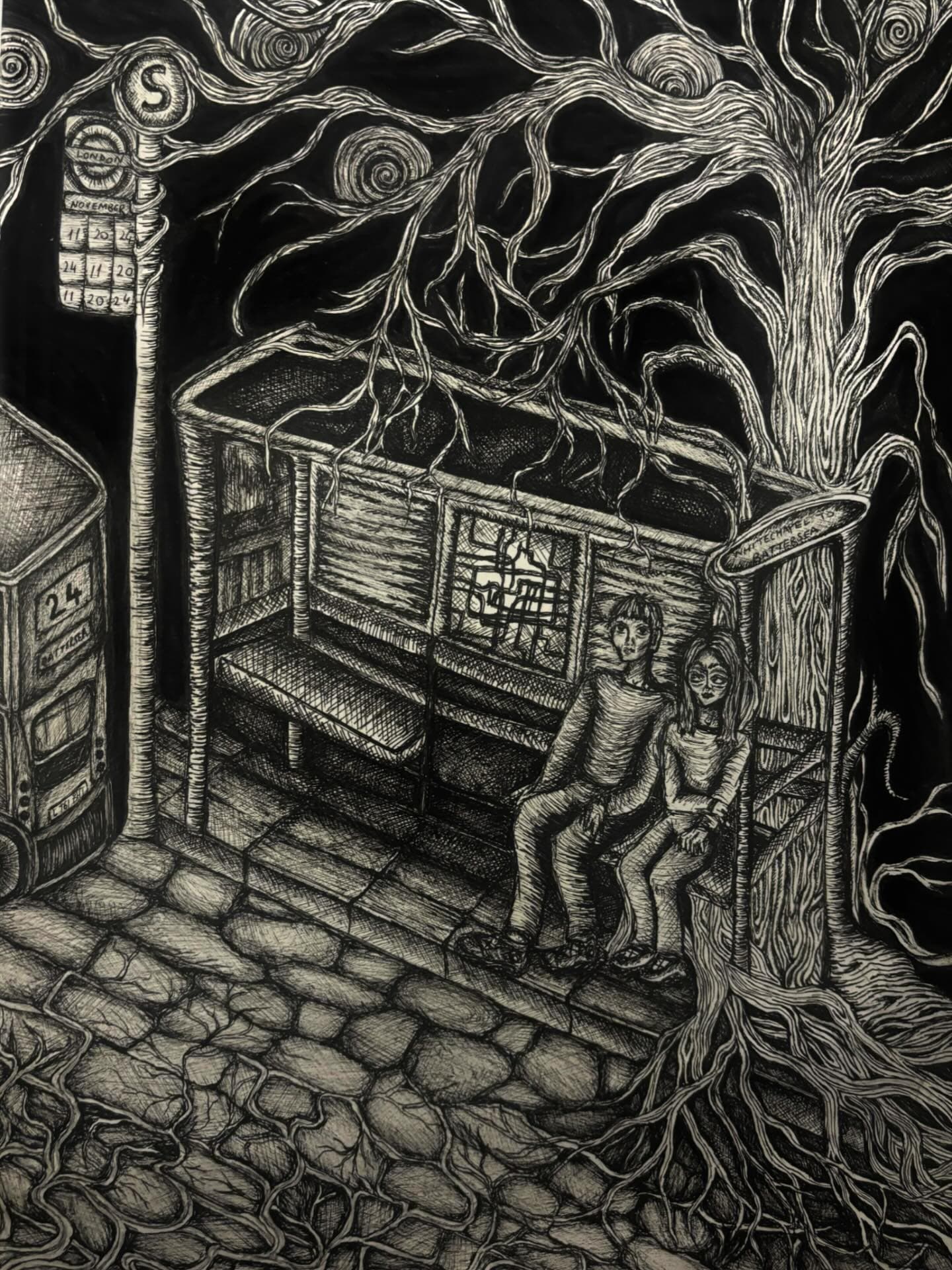 Drawing by İren Aseo